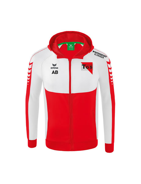 Six Wings Trainingsjacke mit Kapuze